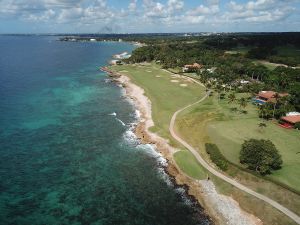 Casa De Campo (Teeth Of The Dog) Aerial 8th Coast Ocean